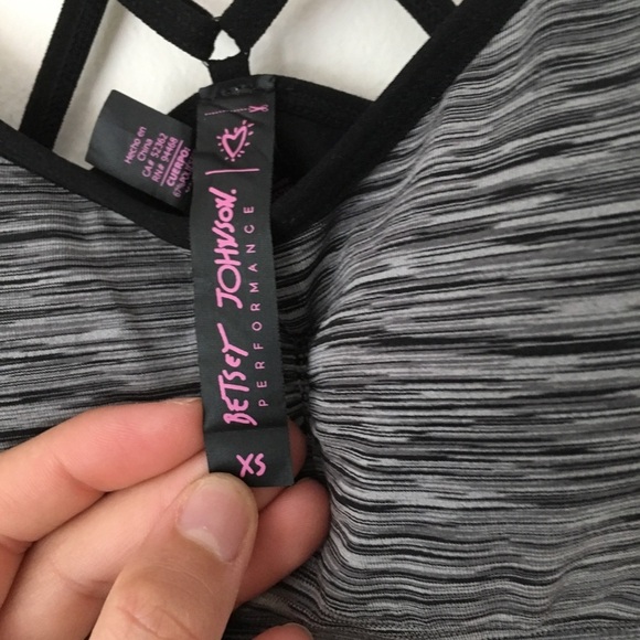 Betsey Johnson | Performance Strappy Sports Bra XS - Picture 3 of 5